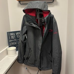 Roy fry flight technology winter coat. Size XL pink and grey